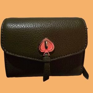 NWT Olive green Kate Spade wallet